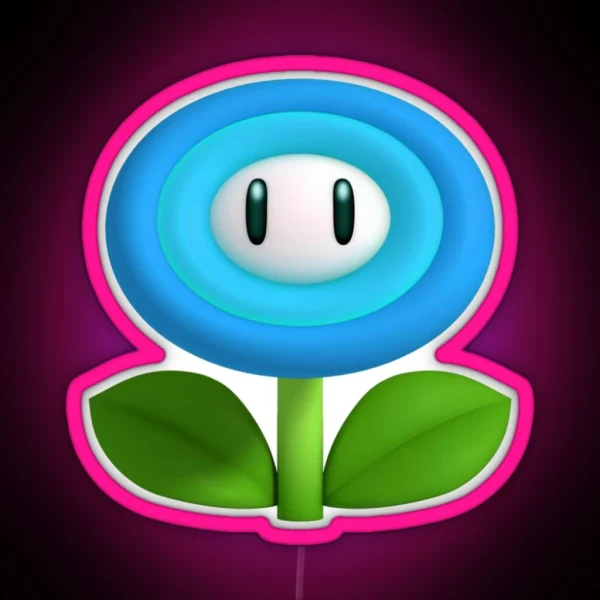 Ice Flower RGB Neon Sign