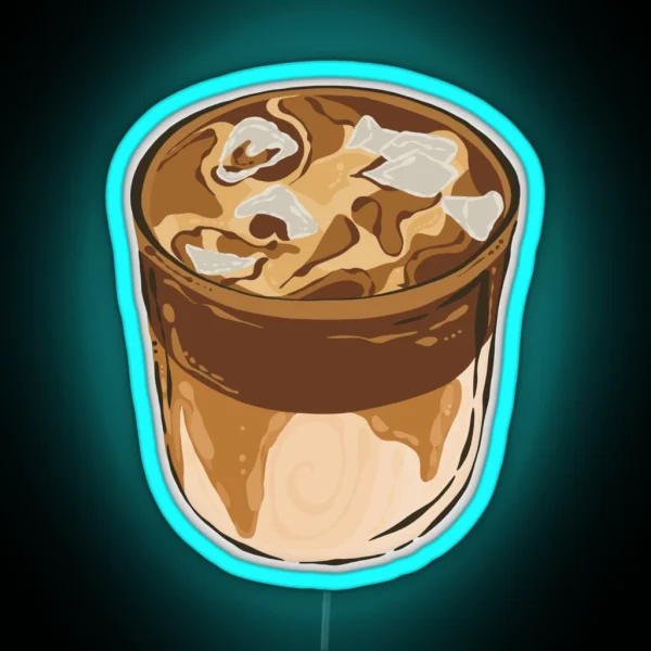 Ice Latte RGB Neon Sign