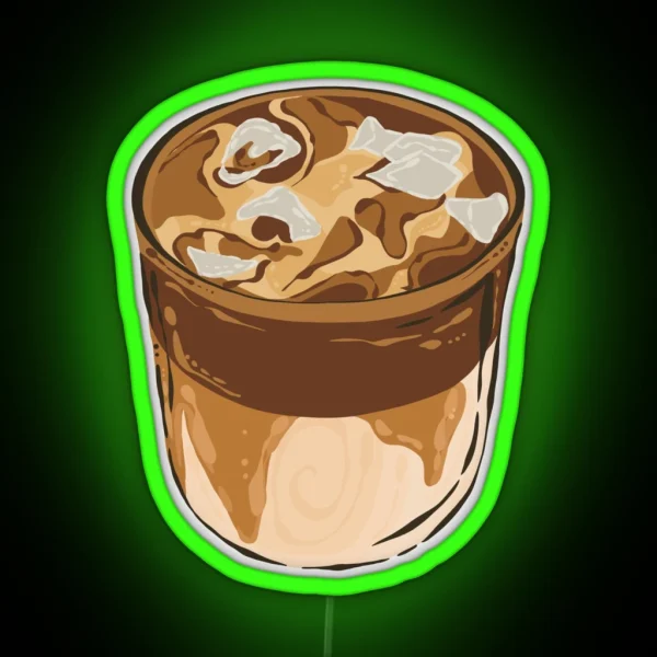 Ice Latte RGB Neon Sign