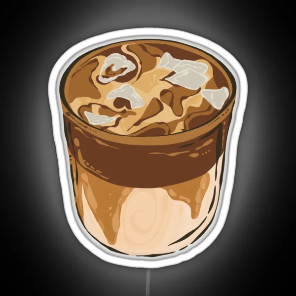 Ice Latte RGB Neon Sign