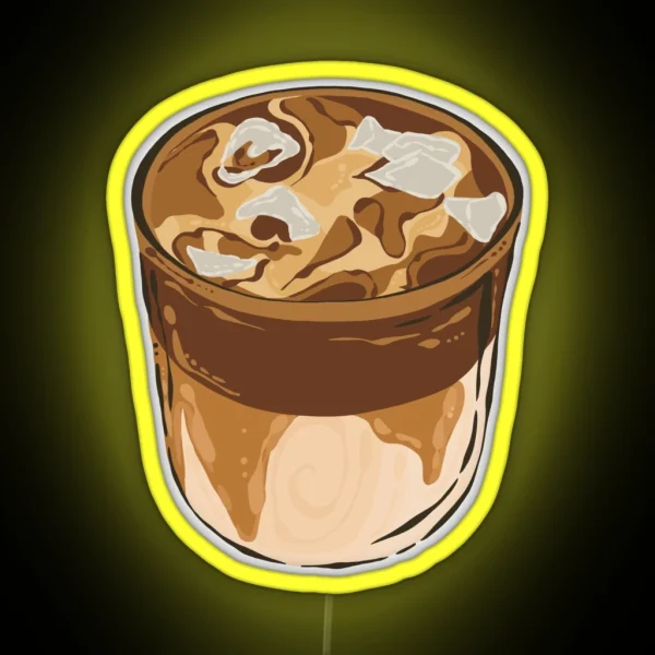 Ice Latte RGB Neon Sign