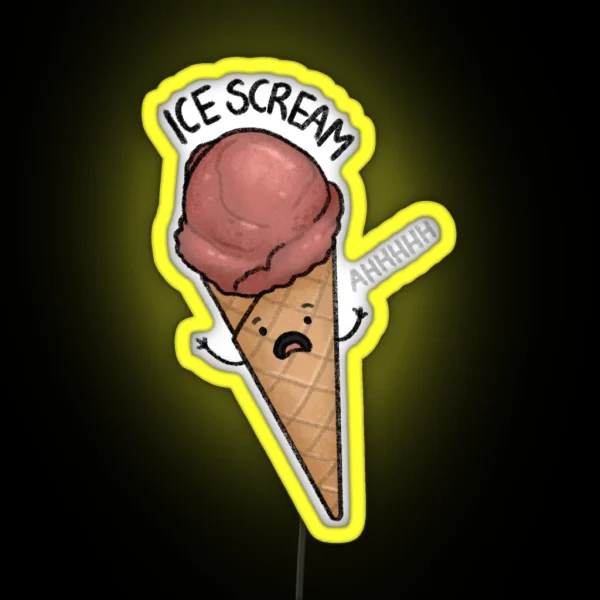 Ice Scream RGB Neon Sign