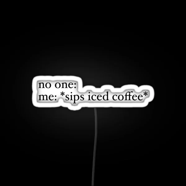 Iced Coffee RGB Neon Sign