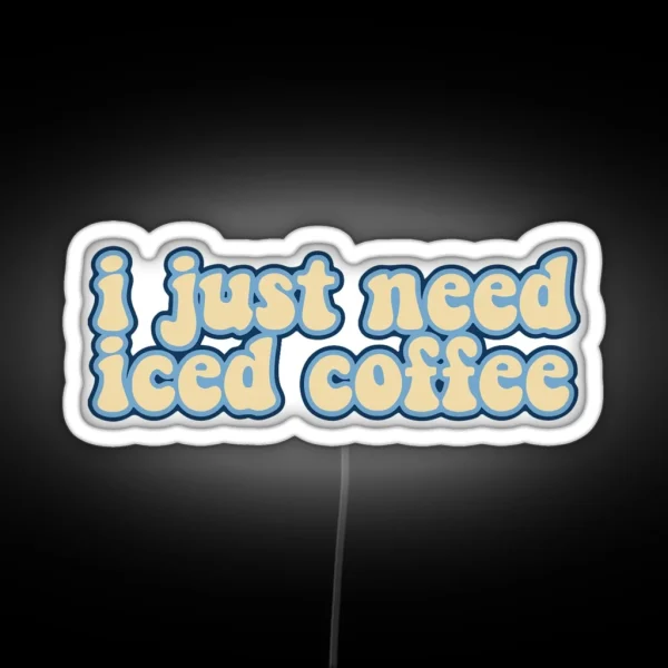 Iced Coffee RGB Neon Sign