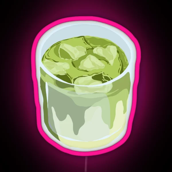Iced Matcha RGB Neon Sign