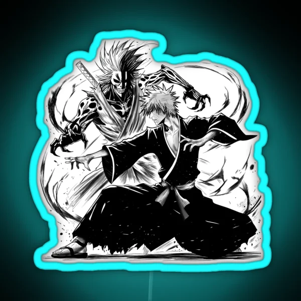 Ichigo Kurosaki RGB Neon Sign
