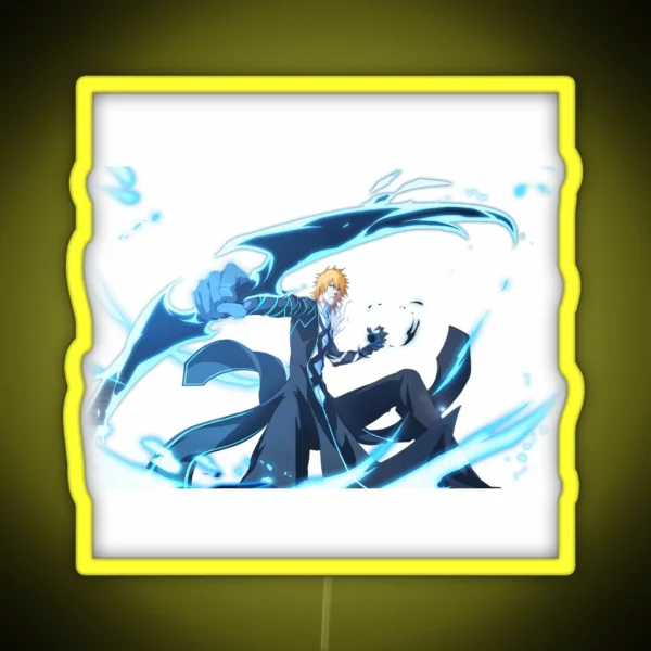 Ichigo Kurosaki Substitutes Shinigami RGB Neon Sign