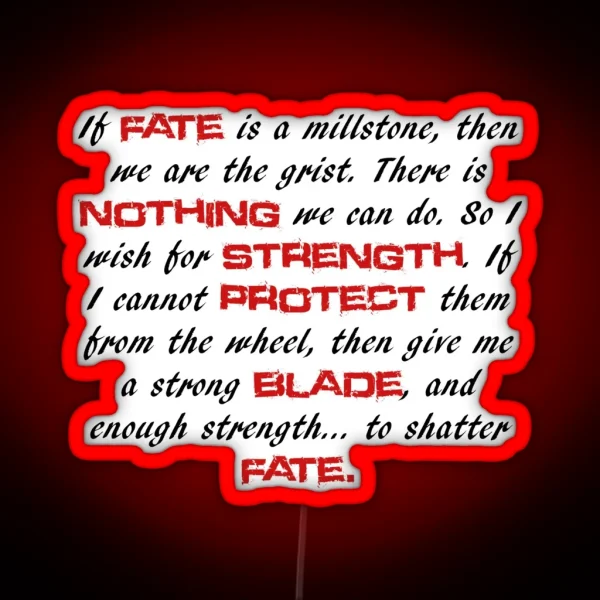 Ichigo Quote RGB Neon Sign
