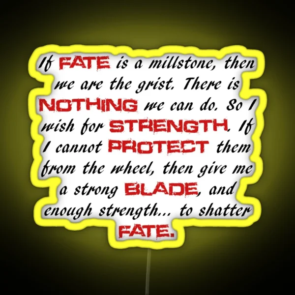 Ichigo Quote RGB Neon Sign