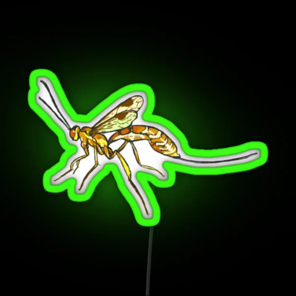 Ichneumonidae Megarhyssa Grennei RGB Neon Sign