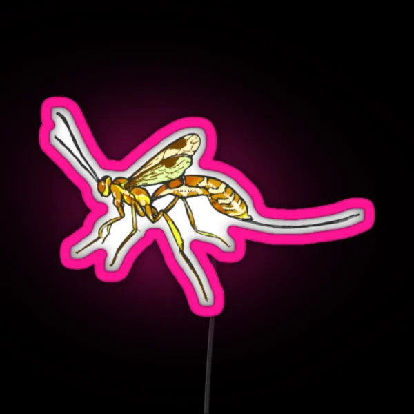 Ichneumonidae Megarhyssa Grennei RGB Neon Sign