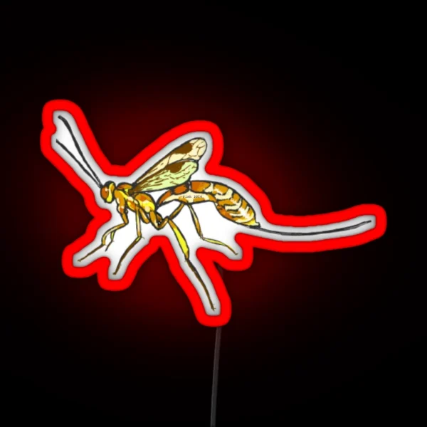 Ichneumonidae Megarhyssa Grennei RGB Neon Sign