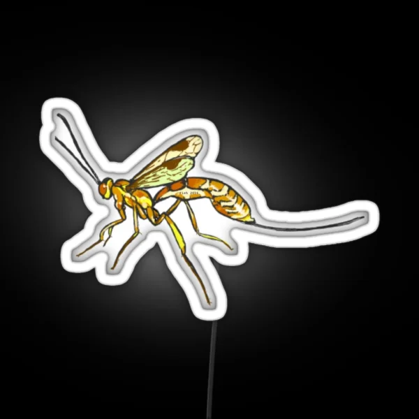 Ichneumonidae Megarhyssa Grennei RGB Neon Sign