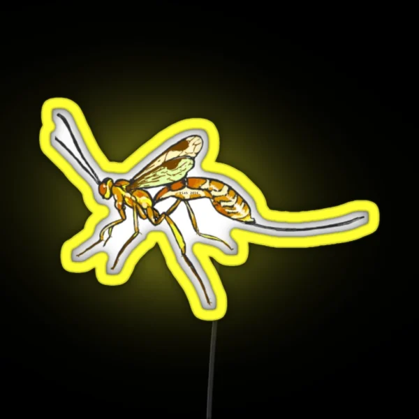 Ichneumonidae Megarhyssa Grennei RGB Neon Sign