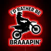 Id Rather Be Braaapin RGB Neon Sign - Image 2