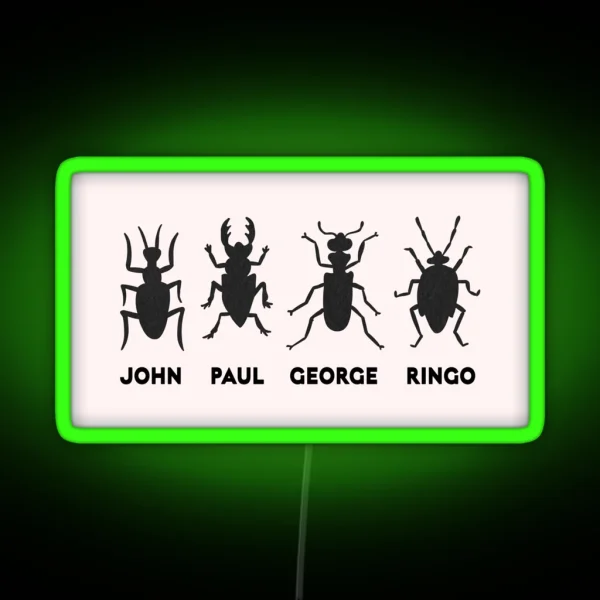 Identify The Beetles RGB Neon Sign