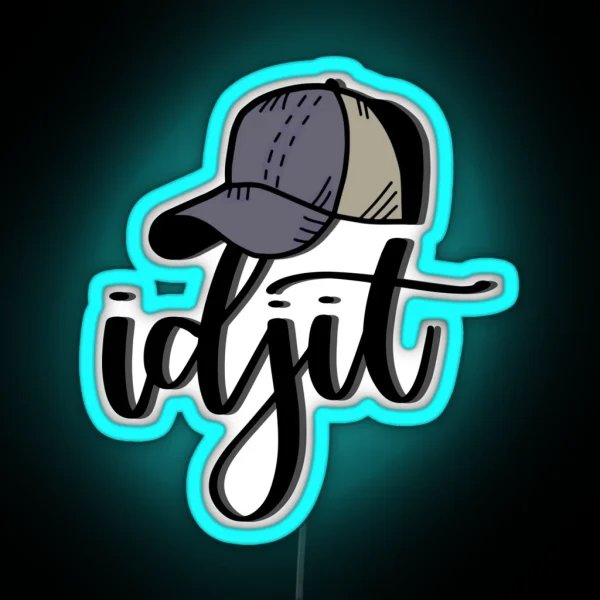 Idjit RGB Neon Sign