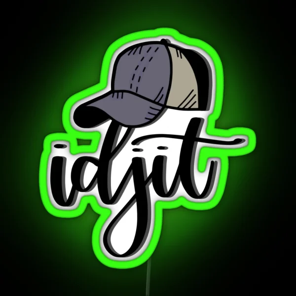 Idjit RGB Neon Sign