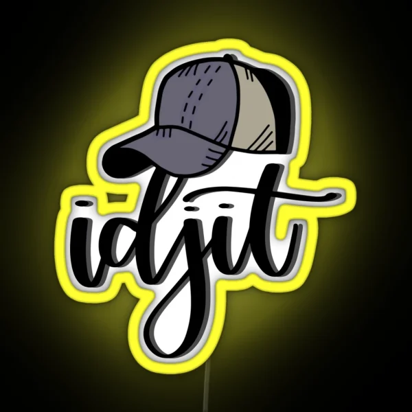 Idjit RGB Neon Sign