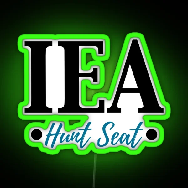 IEA Hunt Seat RGB Neon Sign