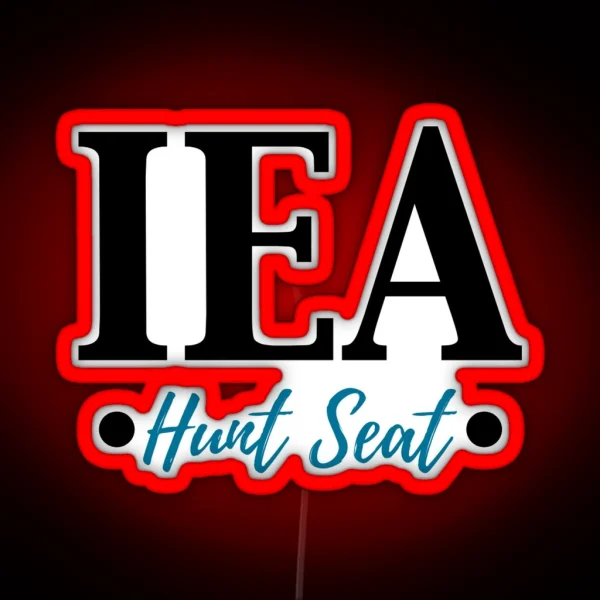 IEA Hunt Seat RGB Neon Sign