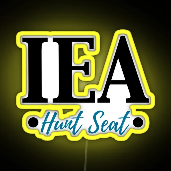 IEA Hunt Seat RGB Neon Sign