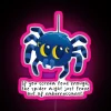 If You Scream Loud Enough The Spider Might Just Leave Out Of Embarrassment Spiderlover Spidermemes Spiderlife RGB Neon Sign - Image 6