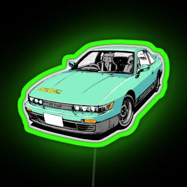 Iketani S Silvia S13 Initial D RGB Neon Sign