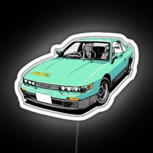 Iketani S Silvia S13 Initial D RGB Neon Sign