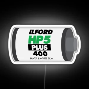 Ilford HP5 RGB Neon Sign