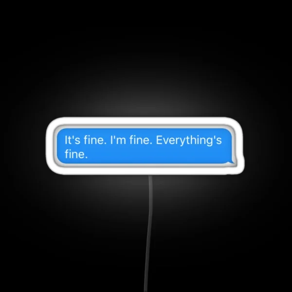 Im Fine RGB Neon Sign