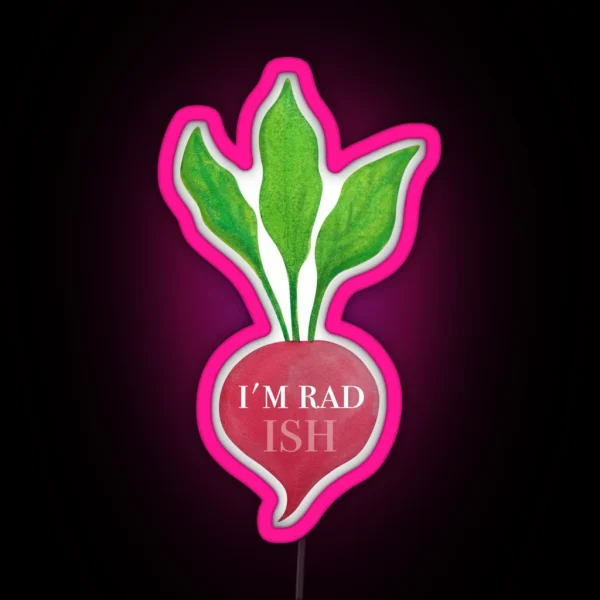 Im Radish RGB Neon Sign