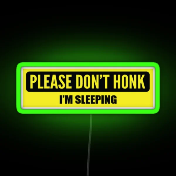 Im Sleeping Bumper Led RGB Neon Sign