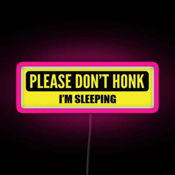 Im Sleeping Bumper Led RGB Neon Sign