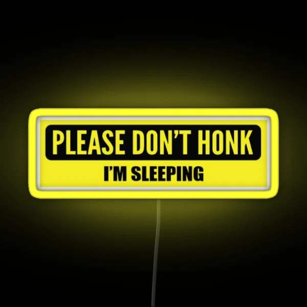 Im Sleeping Bumper Led RGB Neon Sign
