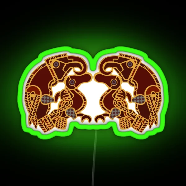 Imagining Sutton Hoo The Eagles RGB Neon Sign