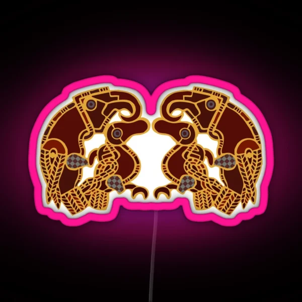 Imagining Sutton Hoo The Eagles RGB Neon Sign