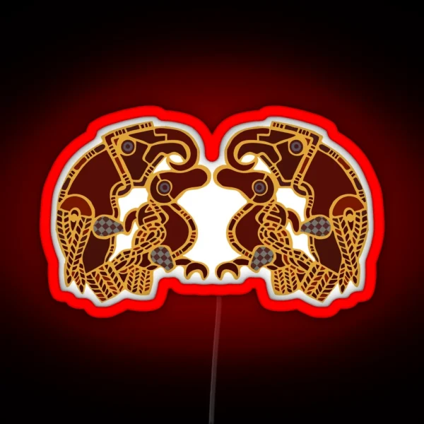 Imagining Sutton Hoo The Eagles RGB Neon Sign