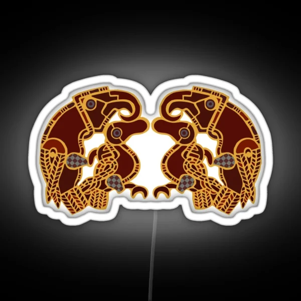 Imagining Sutton Hoo The Eagles RGB Neon Sign