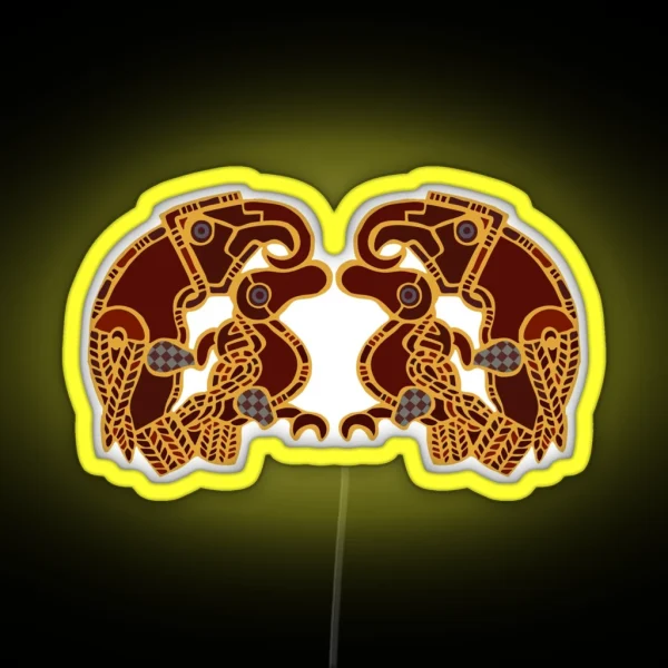 Imagining Sutton Hoo The Eagles RGB Neon Sign