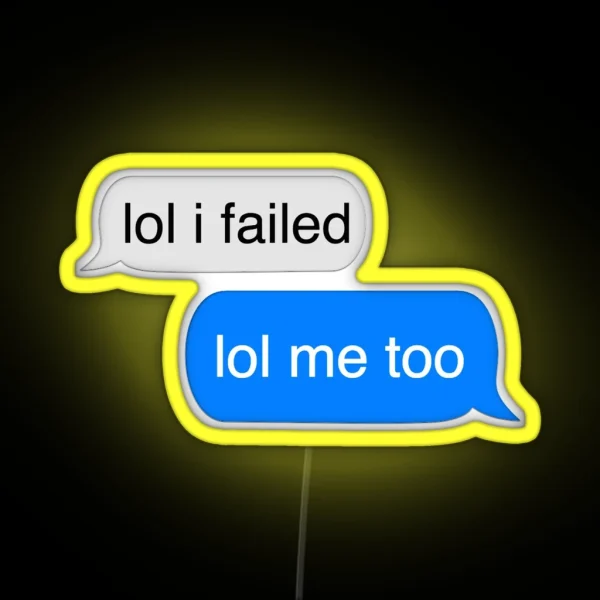 Imessage RGB Neon Sign