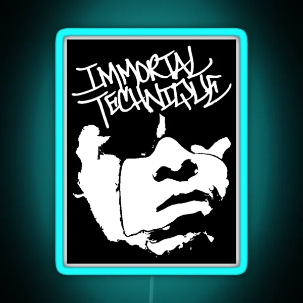 Immortal Technique Harlem NY Underground Hip RGB Neon Sign