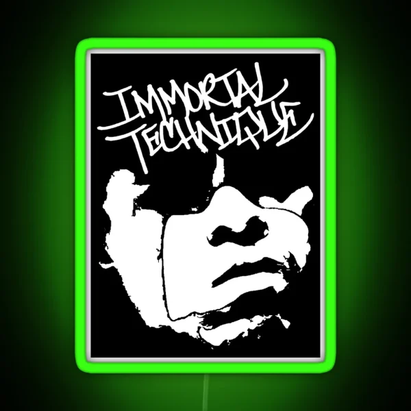 Immortal Technique Harlem NY Underground Hip RGB Neon Sign