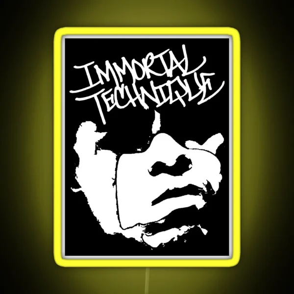 Immortal Technique Harlem NY Underground Hip RGB Neon Sign