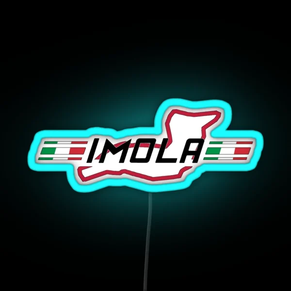 IMOLA CIRCUIT LOGO RGB Neon Sign