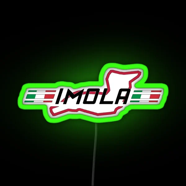 IMOLA CIRCUIT LOGO RGB Neon Sign