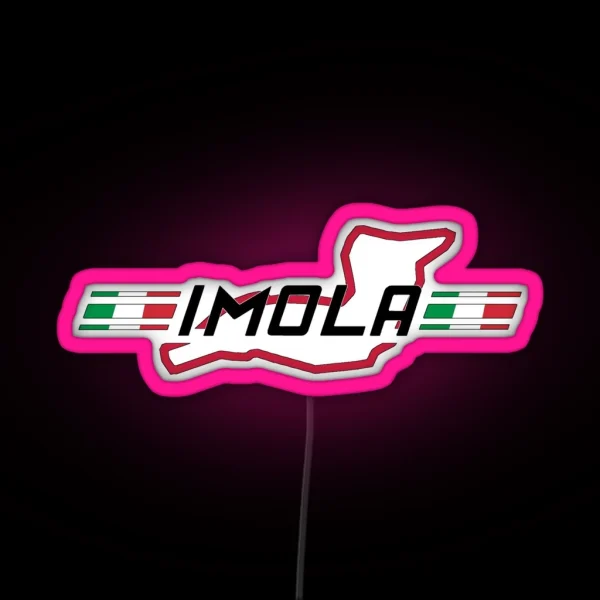 IMOLA CIRCUIT LOGO RGB Neon Sign