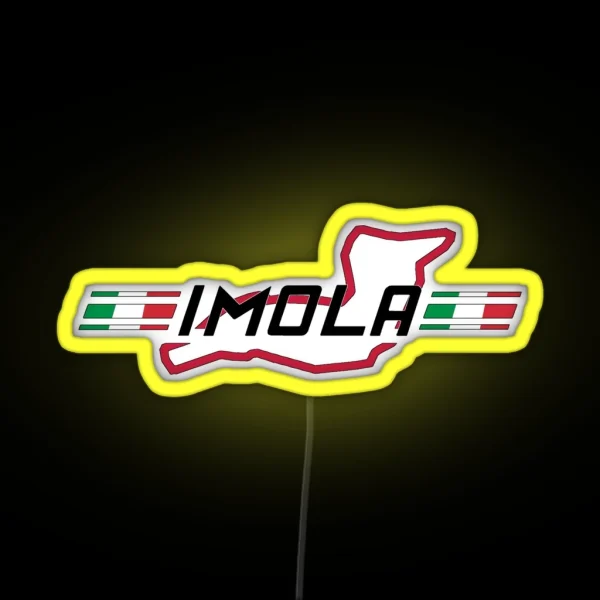 IMOLA CIRCUIT LOGO RGB Neon Sign