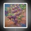 Impressionist Watercolor Wine Grapes Vines Painting Illustration Vine Vineyard Or Winery Wine RGB Neon Sign - Image 5