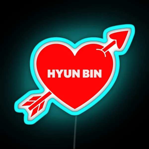 In Love With Hyun Bin RGB Neon Sign